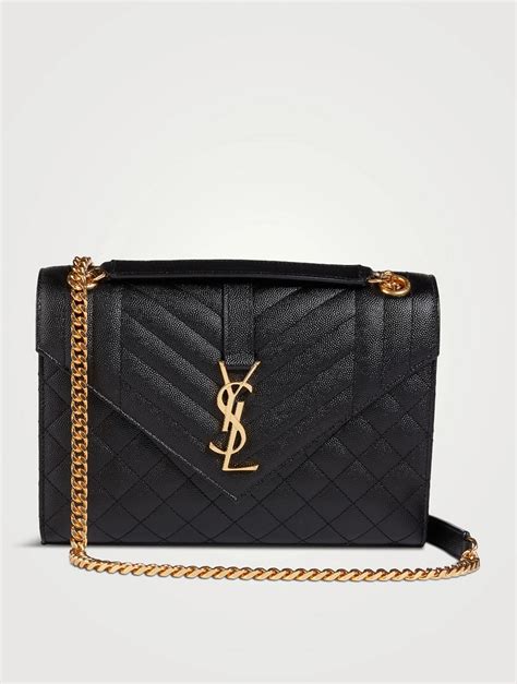 ysl black monogram bag|ysl monogram shoulder bag.